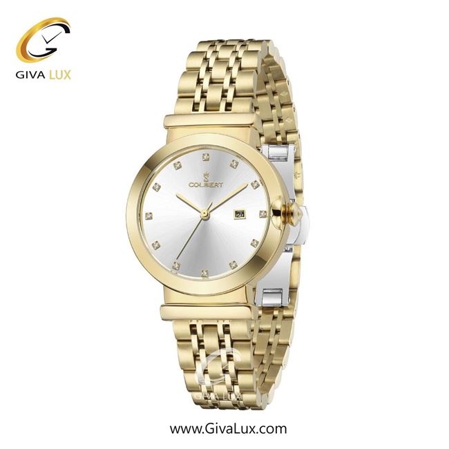 ساعت مچی اورجینال زنانه کلبرت COLBERT طلایی | طلایی| نقره ای| کد رفرنس 0314L