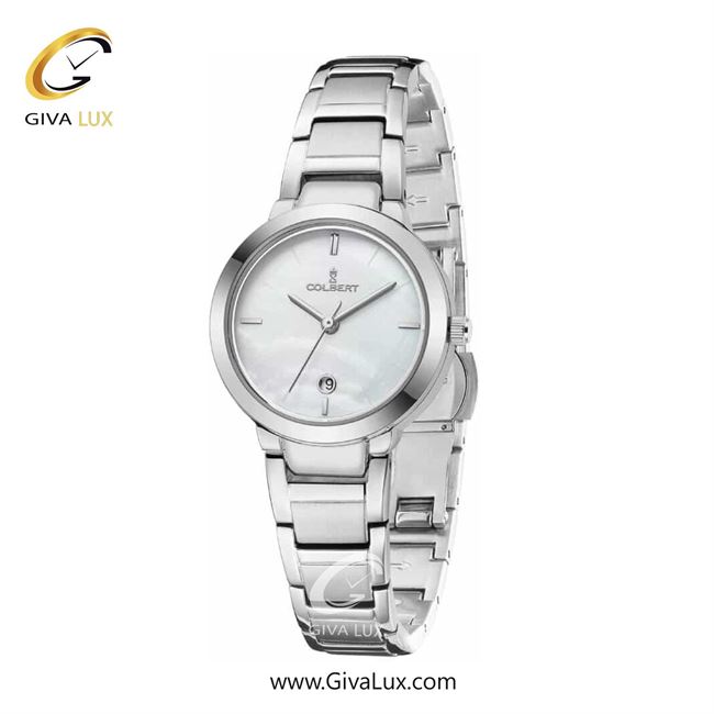 ساعت مچی اورجینال زنانه کلبرت COLBERT نقره ای | نقره ای| سفید صدفی| کد رفرنس  0315L