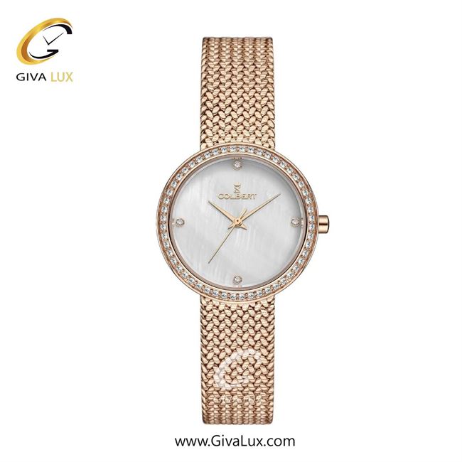 ساعت مچی اورجینال زنانه کلبرت COLBERT رزگلد | رزگلد| سفید صدفی| کد رفرنس 0317L