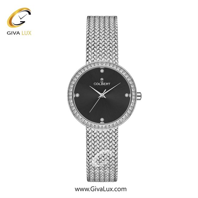ساعت مچی اورجینال زنانه کلبرت COLBERT نقره ای | نقره ای| مشکی| کد رفرنس 0317L