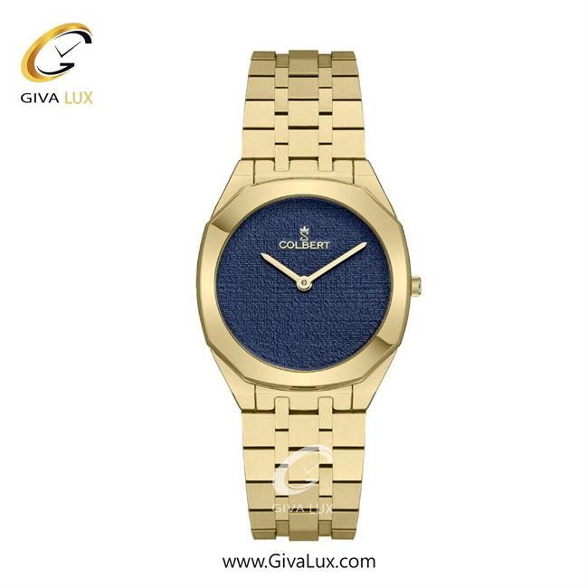 ساعت مچی اورجینال زنانه کلبرت COLBERT طلایی | طلایی| سرمه ای| کد رفرنس 0318L