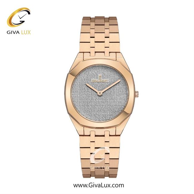 ساعت مچی اورجینال زنانه کلبرت COLBERT رزگلد | رزگلد| طوسی| کد رفرنس 0318L