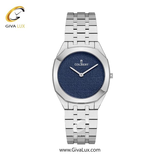 ساعت مچی اورجینال زنانه کلبرت COLBERT نقره ای | نقره ای| سرمه ای| کد رفرنس 0318L