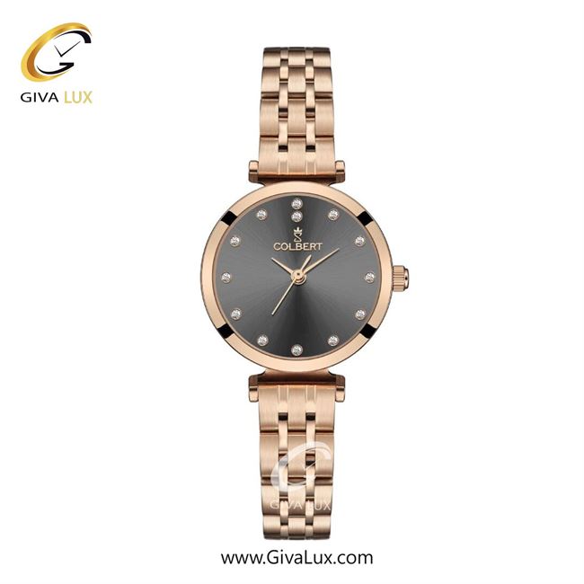 ساعت مچی اورجینال زنانه کلبرت COLBERT رزگلد | رزگلد| دودی|تیتانیوم| کد رفرنس 0319L