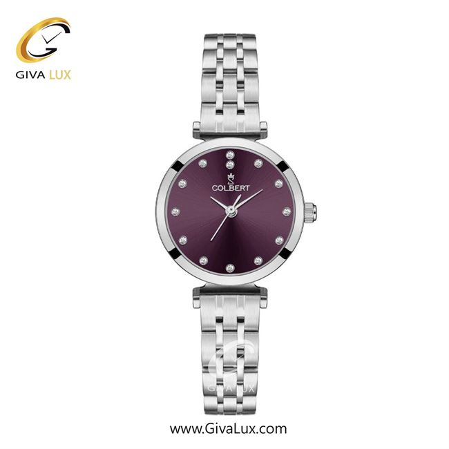 ساعت مچی اورجینال زنانه کلبرت COLBERT نقره ای | نقره ای| بادمجانی| کد رفرنس 0319L