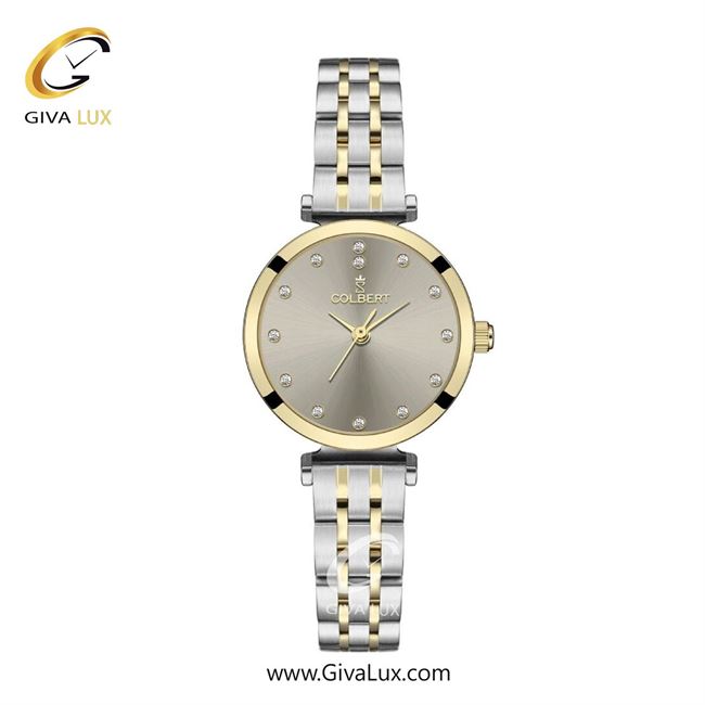 ساعت مچی اورجینال زنانه کلبرت COLBERT طلایی | نقره ای-طلایی| طوسی| کد رفرنس 0319L