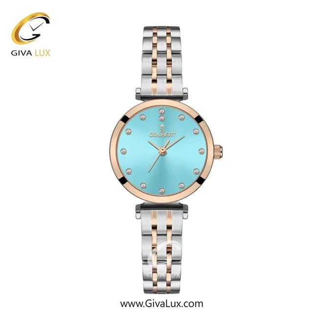 ساعت مچی اورجینال زنانه کلبرت COLBERT رزگلد | رزگلد-نقره ای| آبی| کد رفرنس 0319L