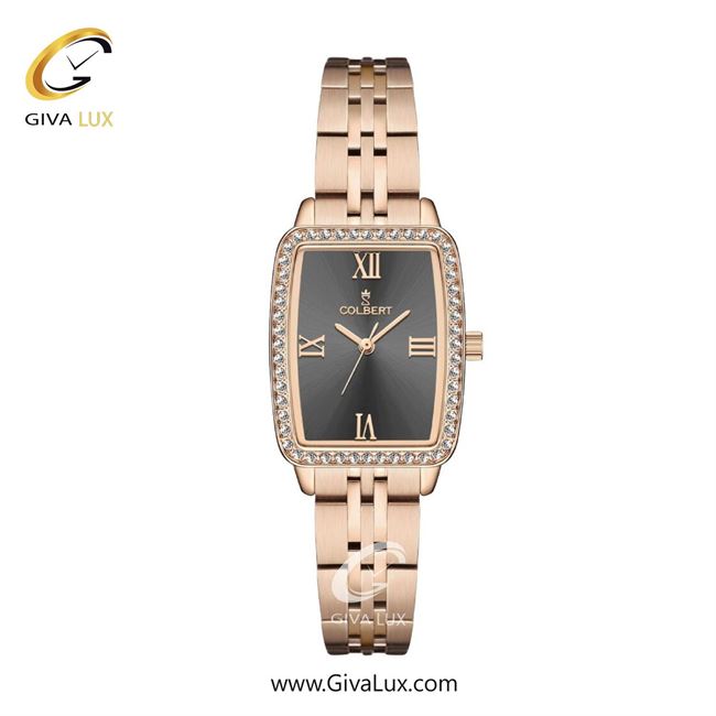 ساعت مچی اورجینال زنانه کلبرت COLBERT رزگلد | رزگلد| مشکی| کد رفرنس 0322L
