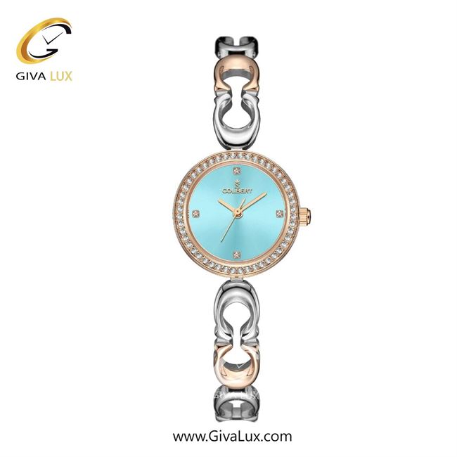 ساعت مچی اورجینال زنانه کلبرت COLBERT رزگلد | نقره ای-رزگلد| آبی| کد رفرنس 0323L