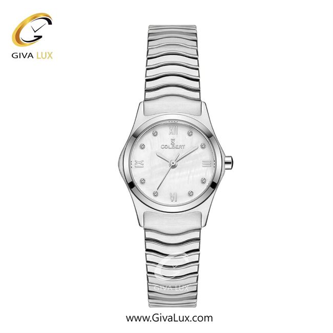 ساعت مچی اورجینال زنانه کلبرت COLBERT نقره ای | نقره ای| سفید صدفی| کد رفرنس 0324L