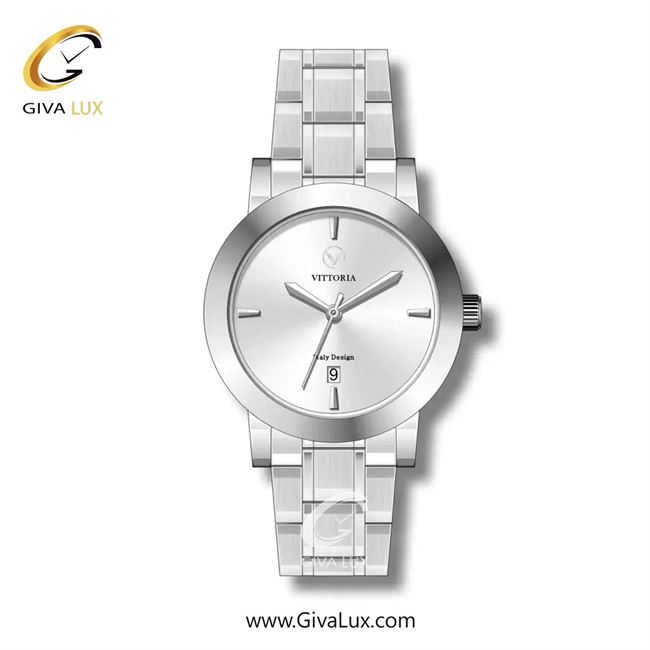 ساعت مچی اورجینال زنانه ویتوریا | Vittoria نقره ای | نقره ای| نقره ای| کد رفرنس VT3251