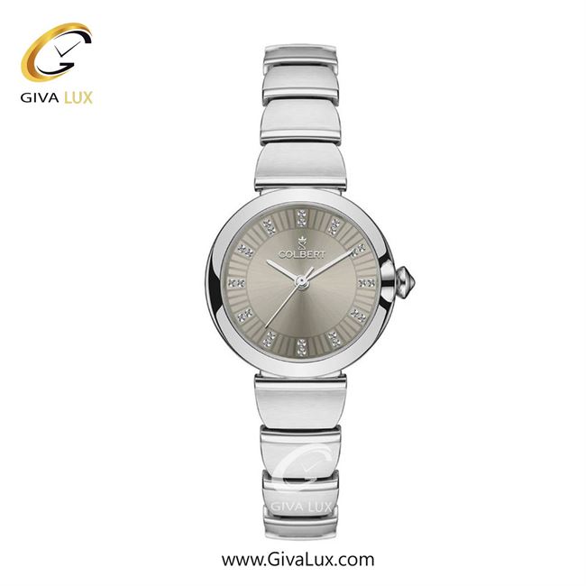 ساعت مچی اورجینال زنانه کلبرت COLBERT نقره ای | نقره ای| خاکستری بژ| کد رفرنس 0326L