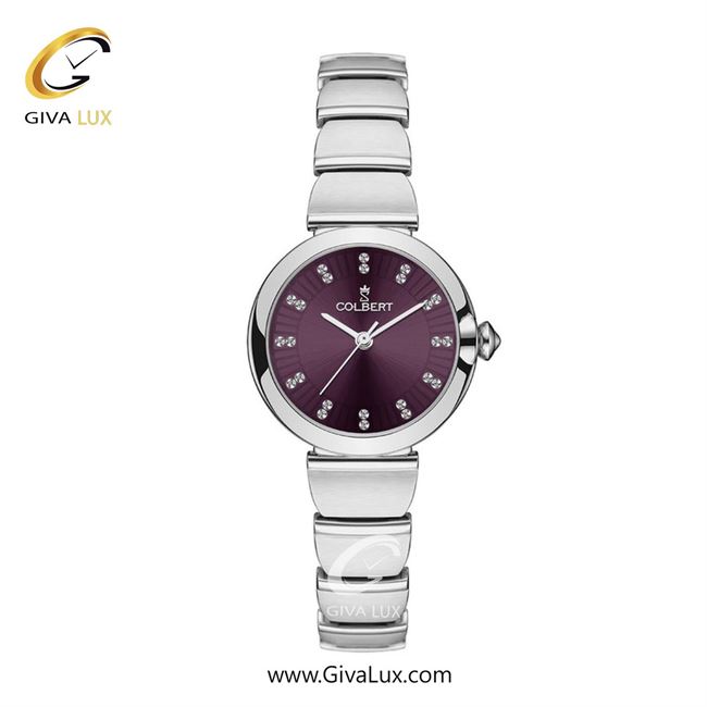 ساعت مچی اورجینال زنانه کلبرت COLBERT نقره ای | نقره ای| بنفش| کد رفرنس 0326L