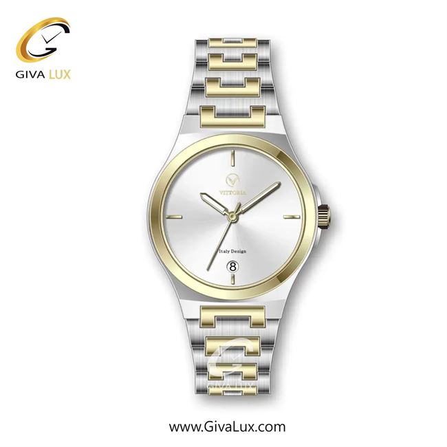 ساعت مچی اورجینال زنانه ویتوریا | Vittoria طلایی-نقره ای | نقره ای-طلایی| نقره ای| کد رفرنس VT3263L