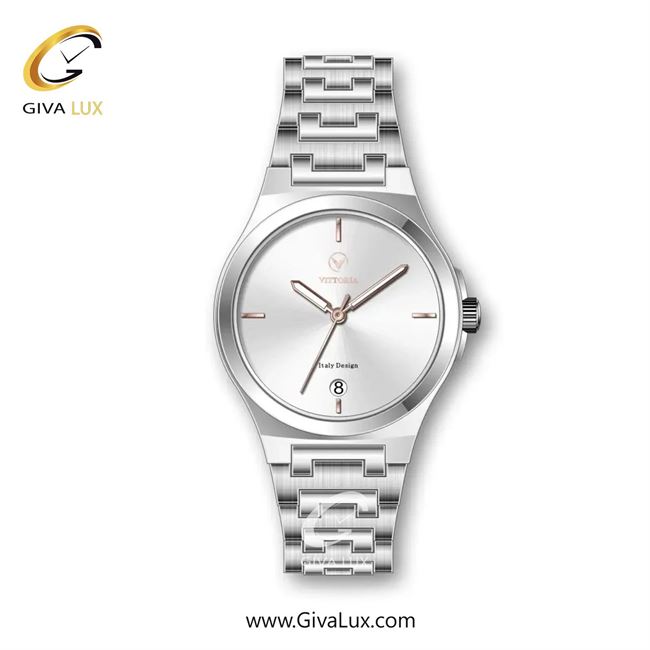 ساعت مچی اورجینال زنانه ویتوریا | Vittoria نقره ای | نقره ای| نقره ای| کد رفرنس VT3263L
