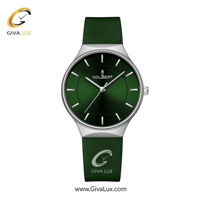 ساعت مچی اورجینال زنانه کلبرت COLBERT نقره ای | سبز یشمی تیره| سبز یشمی تیره| کد رفرنس  0328L