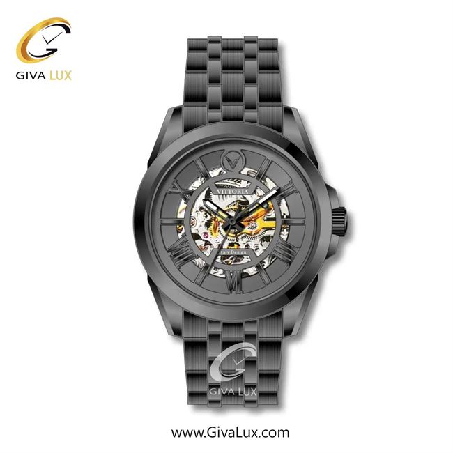 ساعت مچی اورجینال مردانه ویتوریا | Vittoria تیتانیوم | تیتانیوم(زغالی)| دودی|تیتانیوم| کد رفرنس VT3280