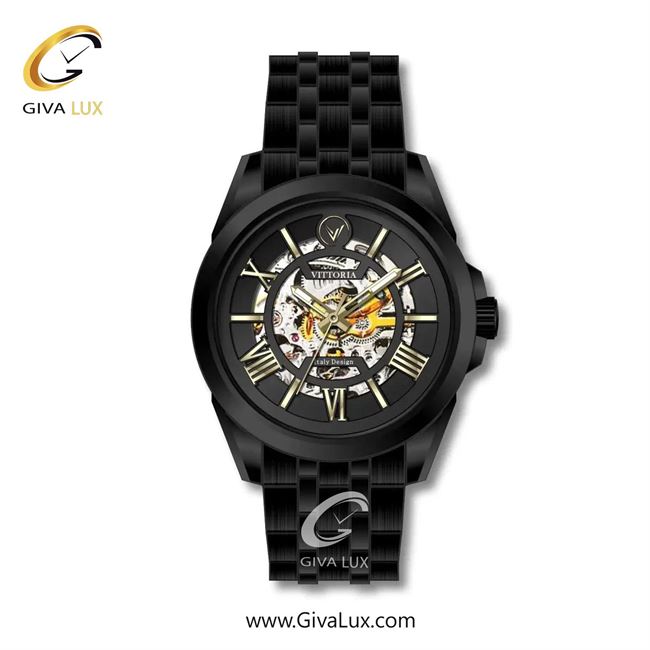 ساعت مچی اورجینال مردانه ویتوریا | Vittoria مشکی | مشکی| مشکی| کد رفرنس VT3280