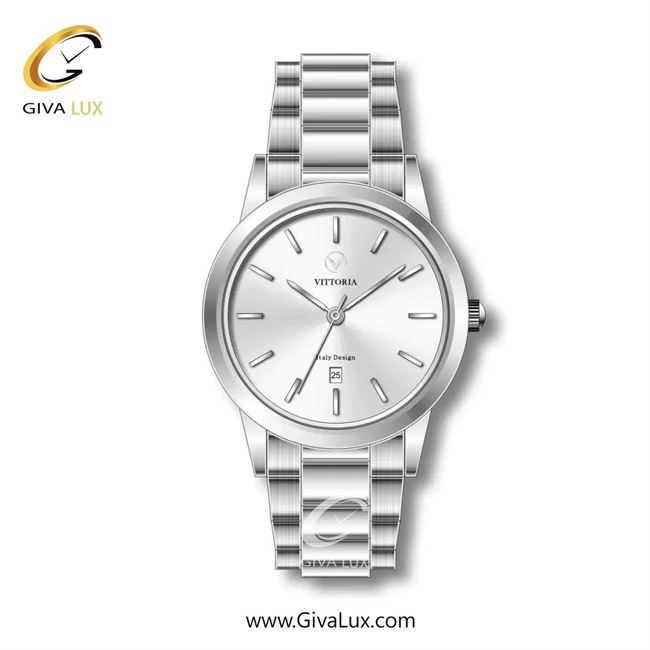 ساعت مچی اورجینال زنانه ویتوریا | Vittoria نقره ای | نقره ای| نقره ای| کد رفرنس VT3281