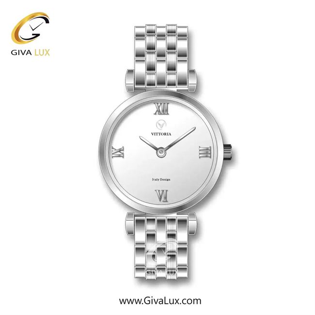 ساعت مچی اورجینال زنانه ویتوریا | Vittoria نقره ای | نقره ای| نقره ای| کد رفرنس VT3287
