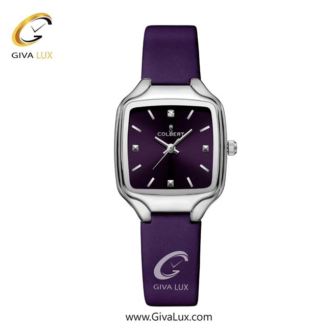ساعت مچی اورجینال زنانه کلبرت COLBERT نقره ای | بنفش| بنفش| کد رفرنس 0329L