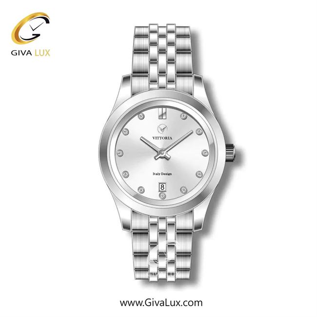 ساعت مچی اورجینال زنانه ویتوریا | Vittoria نقره ای | نقره ای| نقره ای| کد رفرنس VT3290