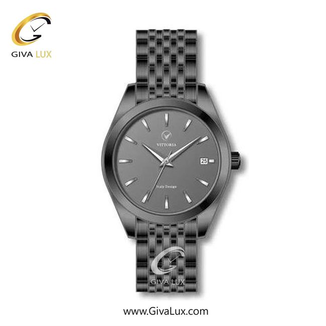 ساعت مچی اورجینال مردانه ویتوریا | Vittoria تیتانیوم | تیتانیوم(زغالی)| دودی|تیتانیوم| کد رفرنس VT3295