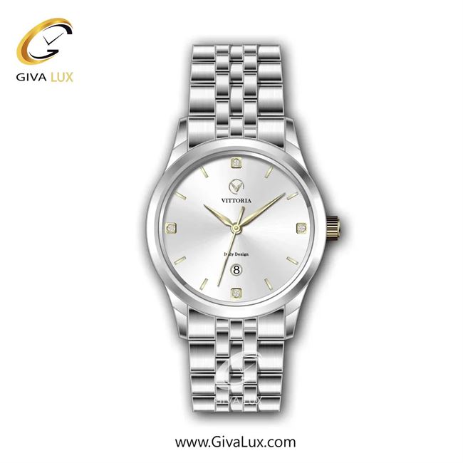 ساعت مچی اورجینال زنانه ویتوریا | Vittoria نقره ای | نقره ای| نقره ای| کد رفرنس VT3298L