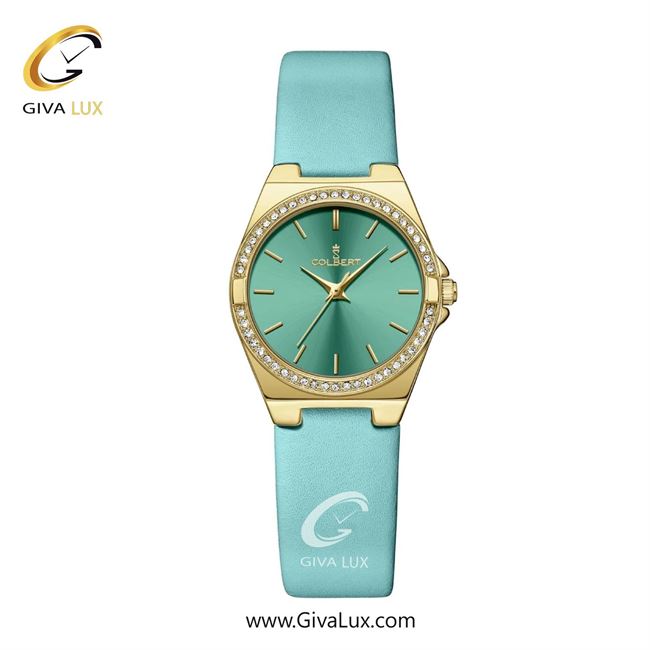ساعت مچی اورجینال زنانه کلبرت COLBERT طلایی | آبی| سبزآبی| کد رفرنس 0330L