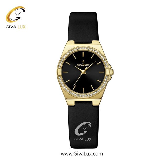 ساعت مچی اورجینال زنانه کلبرت COLBERT طلایی | مشکی| مشکی| کد رفرنس 0330L