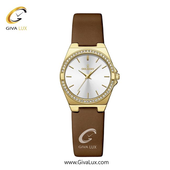 ساعت مچی اورجینال زنانه کلبرت COLBERT طلایی | قهوه ای| نقره ای| کد رفرنس 0330L