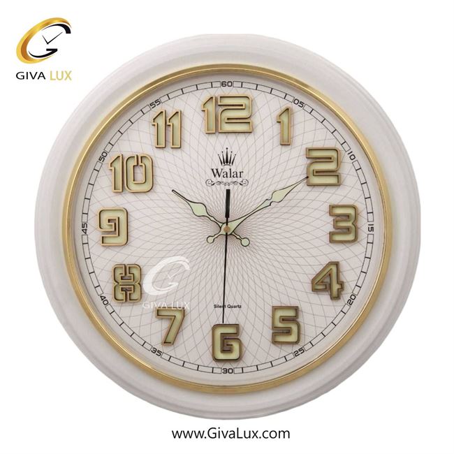 ساعت دیواری اورجینال والار PVC سفید| کد رفرنس 330