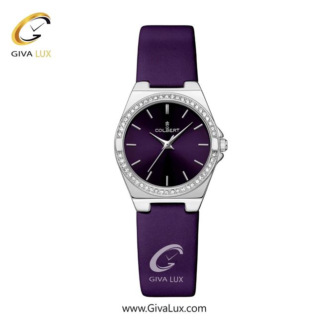 ساعت مچی اورجینال زنانه کلبرت COLBERT نقره ای | بنفش| بنفش| کد رفرنس 0330L