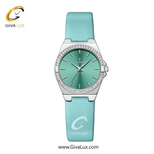 ساعت مچی اورجینال زنانه کلبرت COLBERT نقره ای | آبی| سبزآبی| کد رفرنس 0330L
