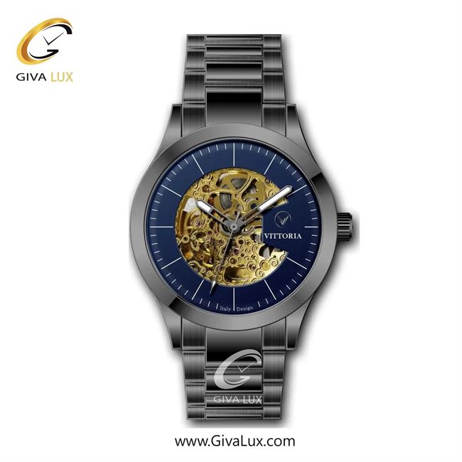 ساعت مچی اورجینال مردانه ویتوریا | Vittoria تیتانیوم | تیتانیوم(زغالی)| سرمه ای| کد رفرنس VT3317