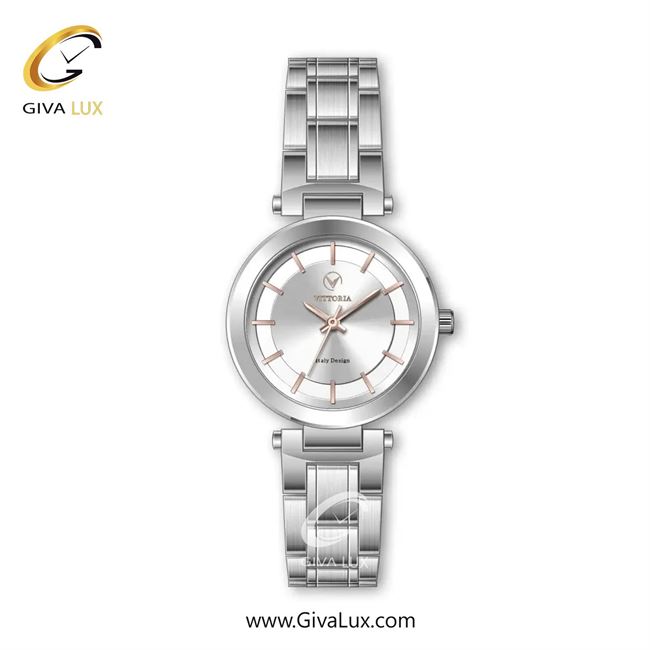 ساعت مچی اورجینال زنانه ویتوریا | Vittoria نقره ای | نقره ای| نقره ای| کد رفرنس VT3319