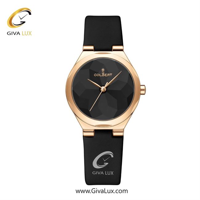 ساعت مچی اورجینال زنانه کلبرت COLBERT رزگلد | مشکی| مشکی| کد رفرنس 0332L