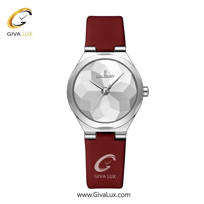 ساعت مچی اورجینال زنانه کلبرت COLBERT نقره ای | زرشکی| نقره ای| کد رفرنس 0332L