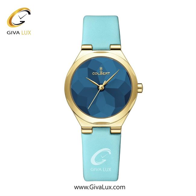 ساعت مچی اورجینال زنانه کلبرت COLBERT طلایی | آبی| آبی| کد رفرنس 0332L