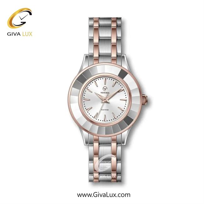 ساعت مچی اورجینال زنانه ویتوریا | Vittoria رزگلد-نقره ای | نقره ای-رزگلد| نقره ای| کد رفرنس VT3321