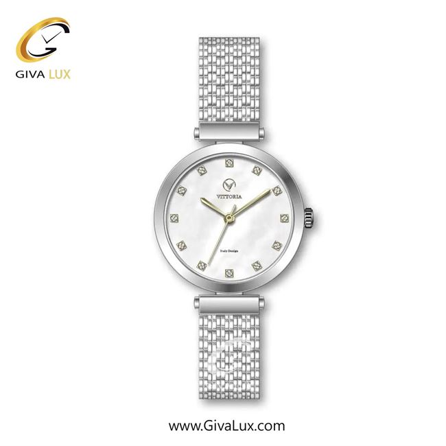 ساعت مچی اورجینال زنانه ویتوریا | Vittoria نقره ای | نقره ای| نقره ای| کد رفرنس VT3322