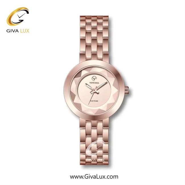 ساعت مچی اورجینال زنانه ویتوریا | Vittoria رزگلد | رزگلد| رزگلد| کد رفرنس VT3324