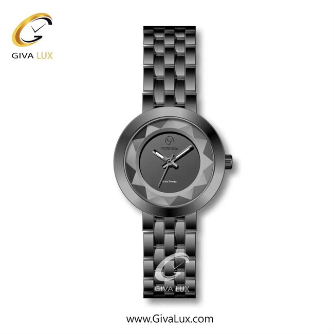 ساعت مچی اورجینال زنانه ویتوریا | Vittoria تیتانیوم | تیتانیوم(زغالی)| دودی|تیتانیوم| کد رفرنس VT3324