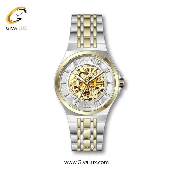 ساعت مچی اورجینال مردانه ویتوریا | Vittoria طلایی | طلایی-نقره ای| نقره ای| کد رفرنس VT3333
