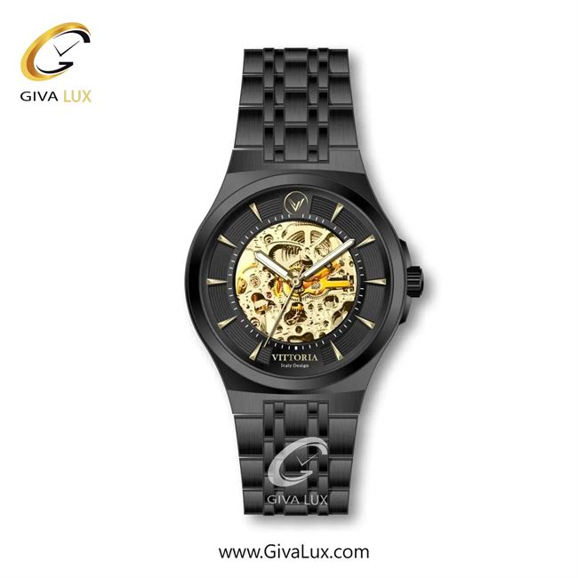ساعت مچی اورجینال مردانه ویتوریا | Vittoria مشکی | مشکی| مشکی| کد رفرنس VT3333