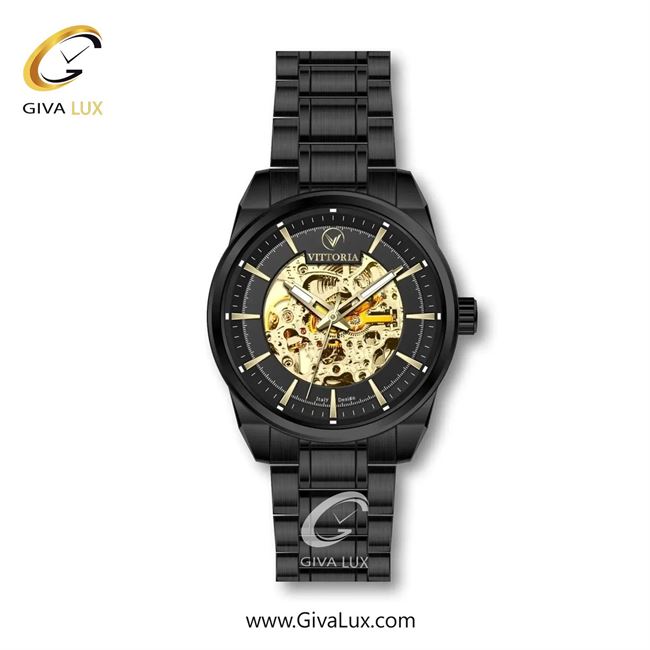 ساعت مچی اورجینال مردانه ویتوریا | Vittoria مشکی | مشکی| مشکی| کد رفرنس VT3334