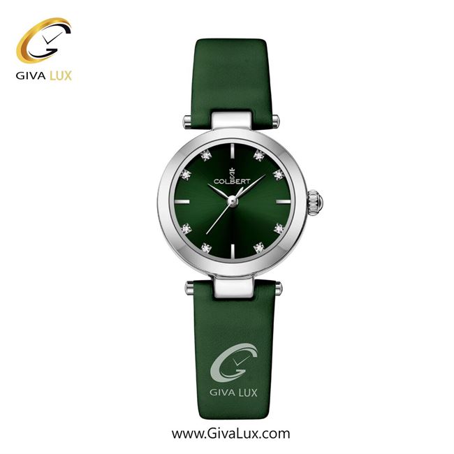 ساعت مچی اورجینال زنانه کلبرت COLBERT نقره ای | سبز یشمی تیره| سبز یشمی تیره| کد رفرنس 0334L