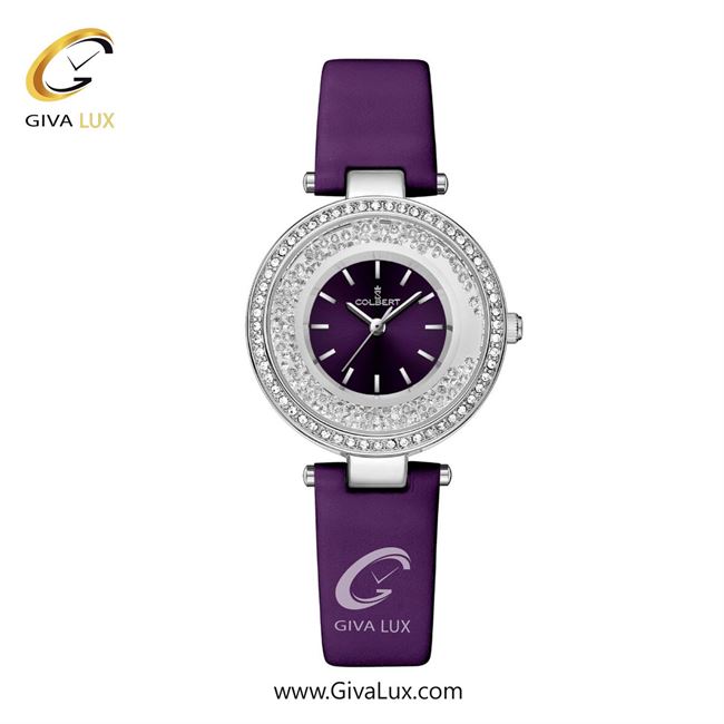 ساعت مچی اورجینال زنانه کلبرت COLBERT نقره ای | بنفش| بنفش| کد رفرنس 0335L