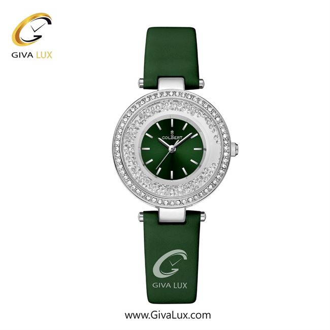 ساعت مچی اورجینال زنانه کلبرت COLBERT نقره ای | سبز یشمی تیره| سبز یشمی تیره| کد رفرنس 0335L