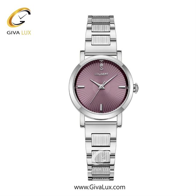 ساعت مچی اورجینال زنانه کلبرت COLBERT نقره ای | نقره ای| بادمجانی| کد رفرنس 0336L